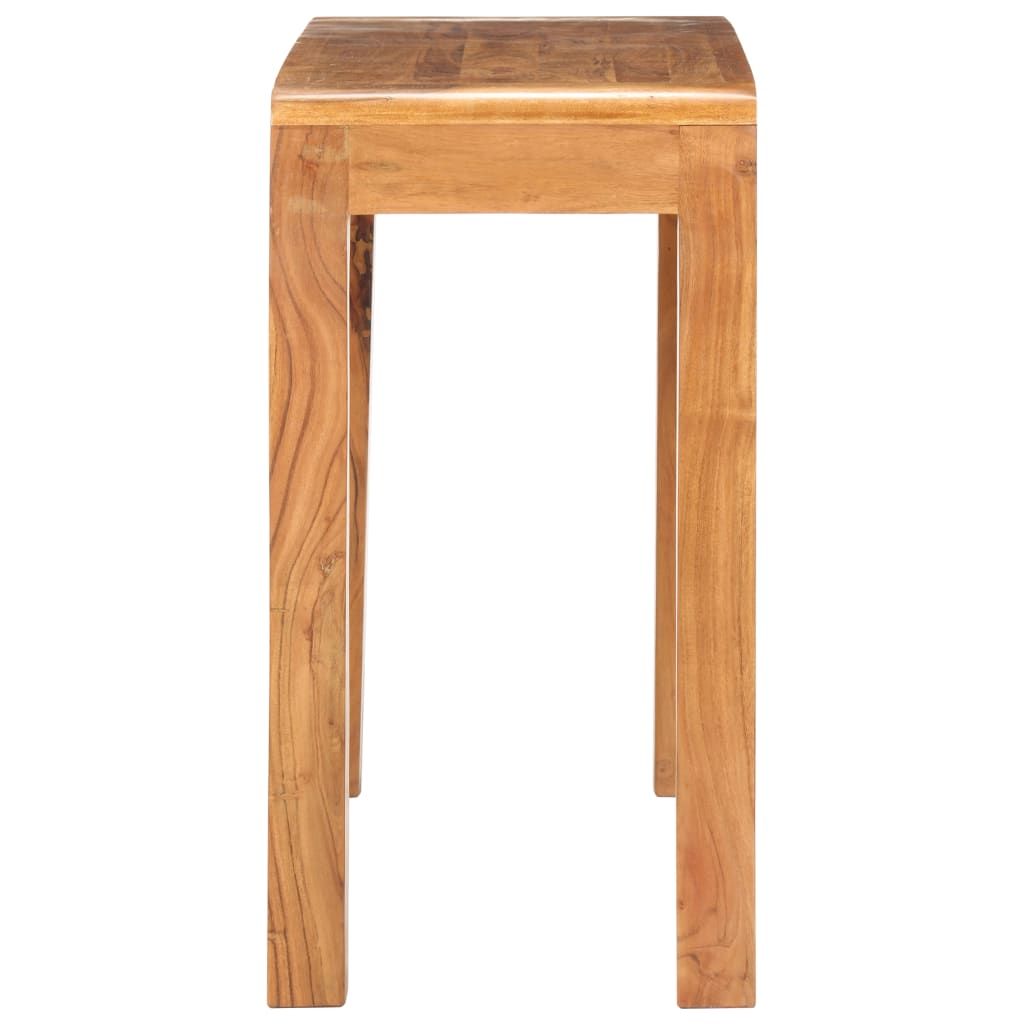 vidaXL Console Table 43.3"x15.7"x29.9" Solid Acacia Wood in Honey Finish-3