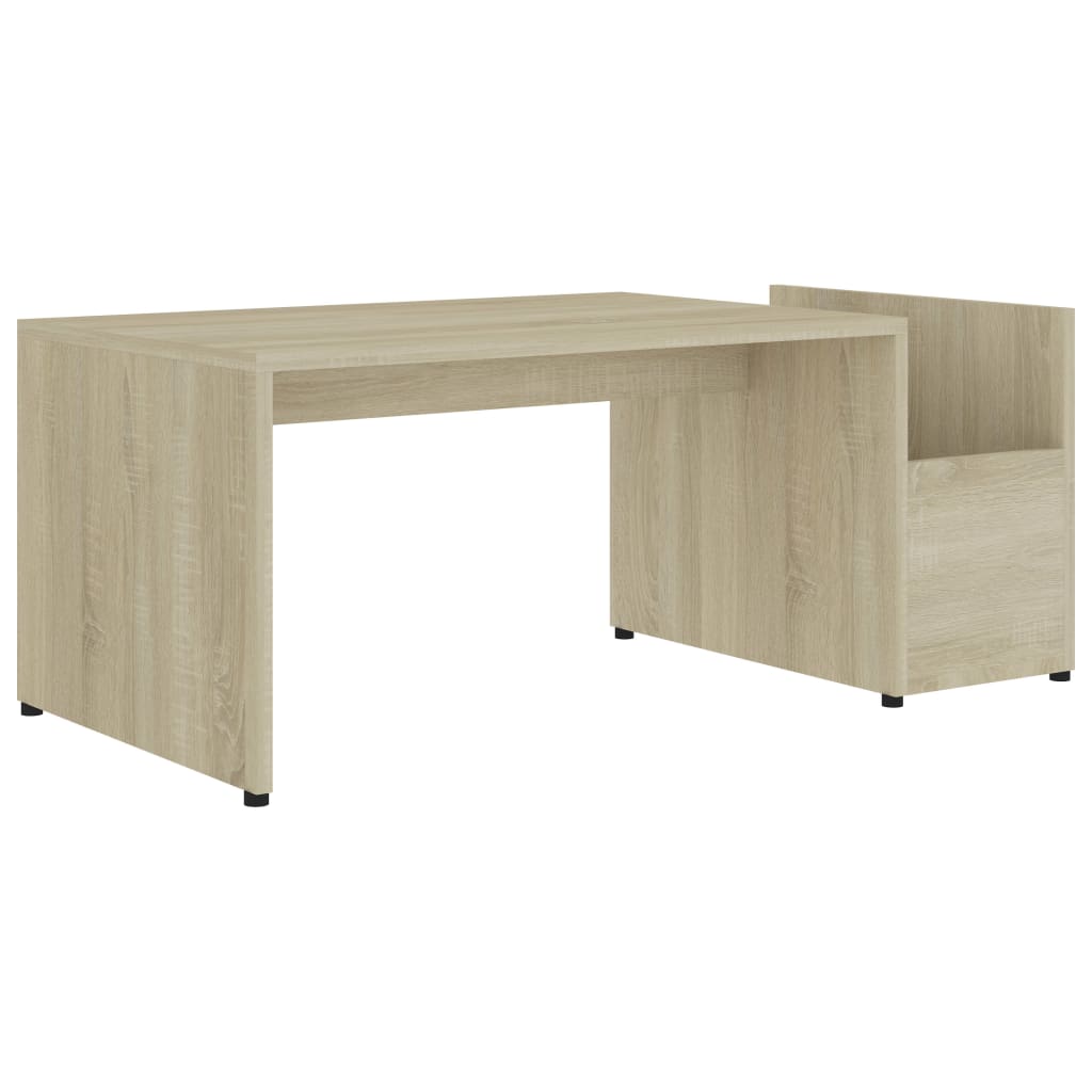 vidaXL Coffee Table End Table Accent Sofa Table with Storage Engineered Wood-9