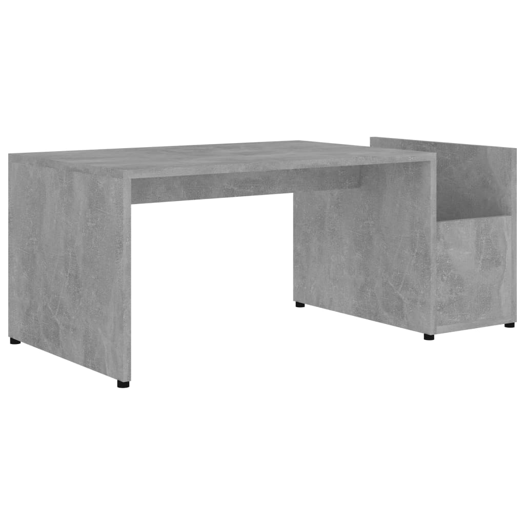 vidaXL Coffee Table End Table Accent Sofa Table with Storage Engineered Wood-1