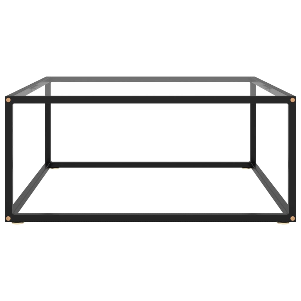 vidaXL Coffee Table End Table Living Room Accent Sofa Table Tempered Glass-20