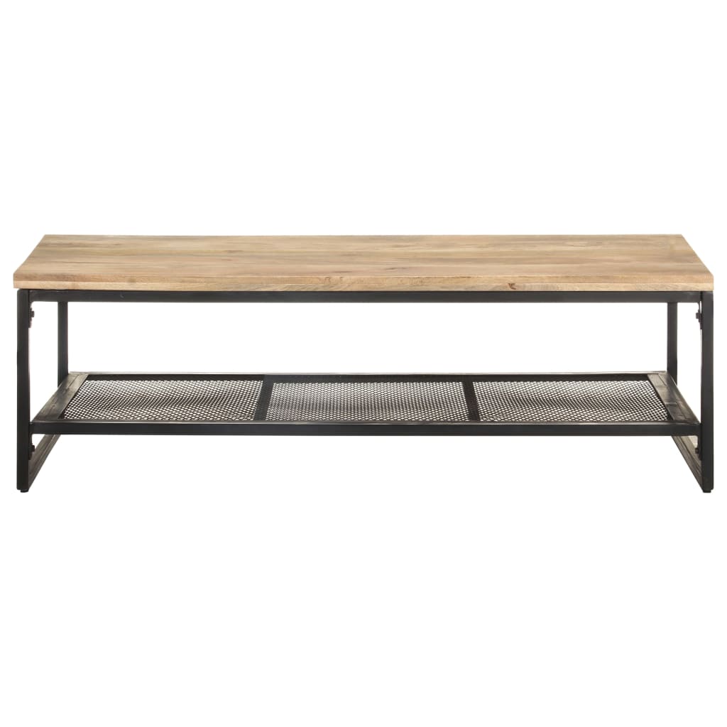 vidaXL Coffee Table 43.3"x23.6"x13.8" Solid Mango Wood-1