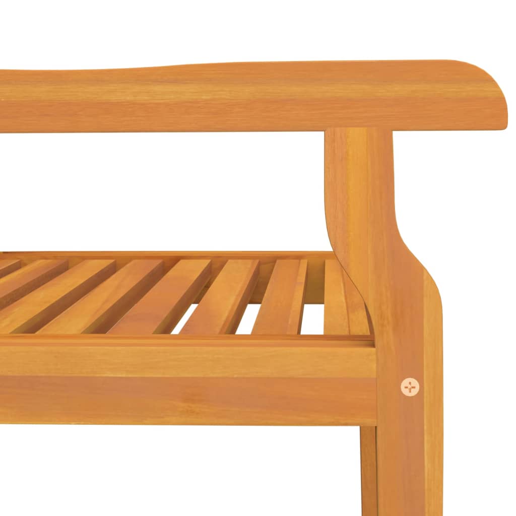 vidaXL Outdoor Dining Chairs Patio Dining Chair with Armrest Solid Wood Acacia-30