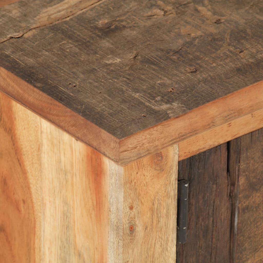 vidaXL Coffee Table 35.4"x19.7"x12.2" Solid Reclaimed Wood-1
