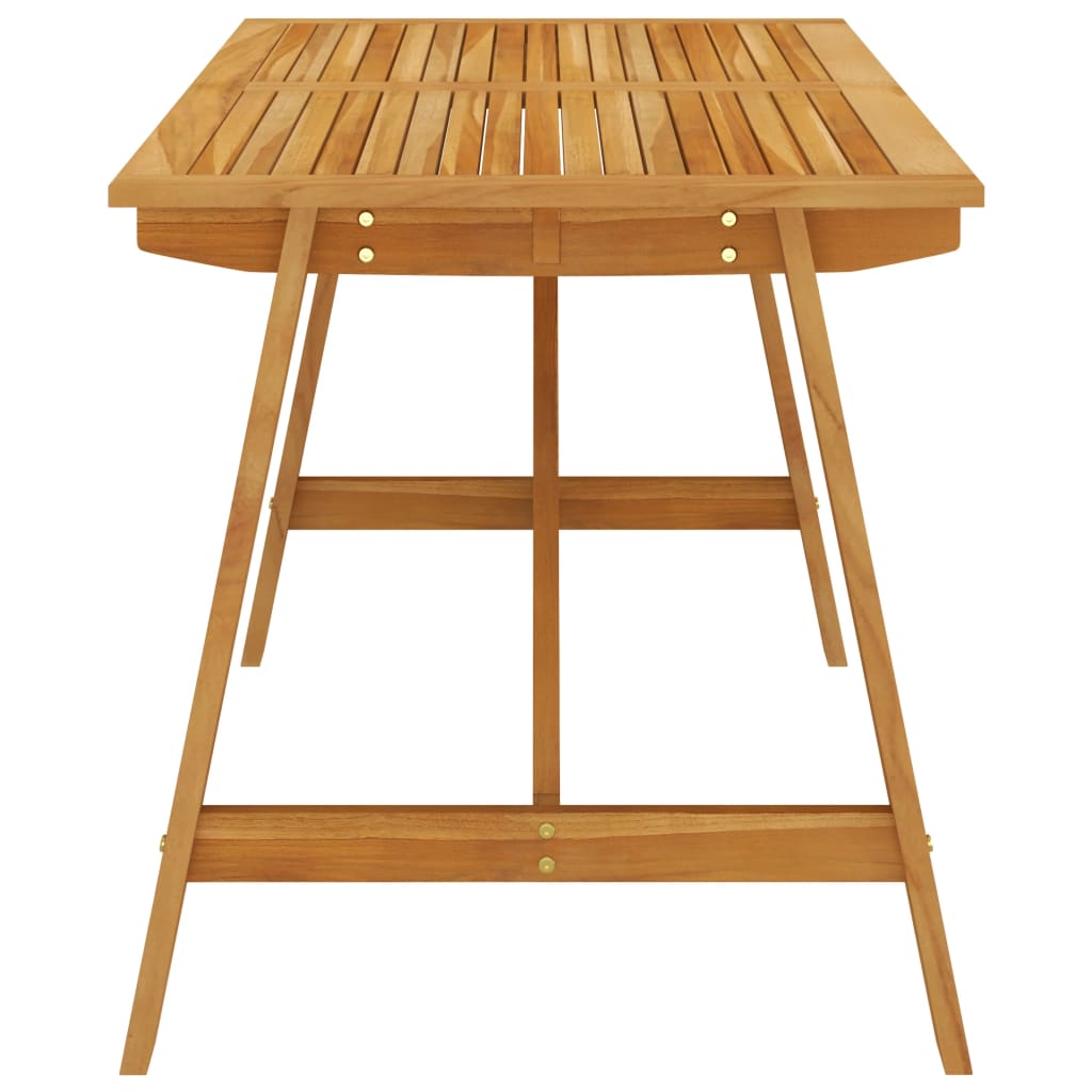 vidaXL Patio Table Outdoor Dining Table Garden Furniture Solid Wood Acacia-1