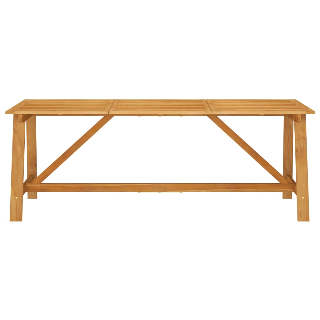 vidaXL Patio Table Outdoor Dining Table Garden Furniture Solid Wood Acacia-11