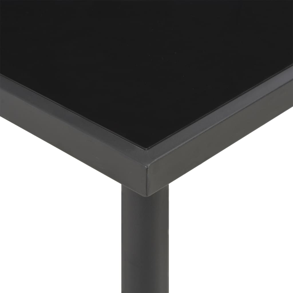 vidaXL Patio Dining Table Anthracite Table 66.9"x66.9"x28.3"/86.6"x35.4"x29.5"-7