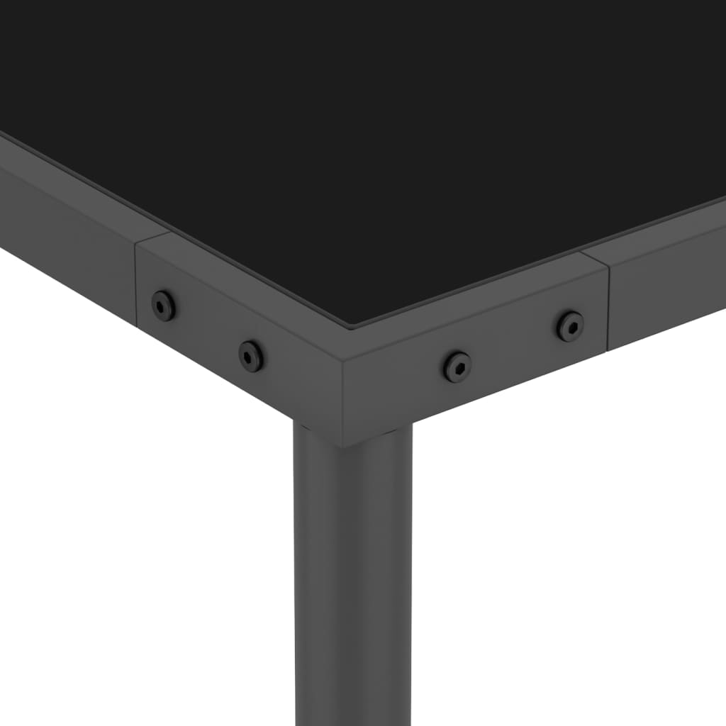 vidaXL Patio Dining Table Anthracite Table 66.9"x66.9"x28.3"/86.6"x35.4"x29.5"-1