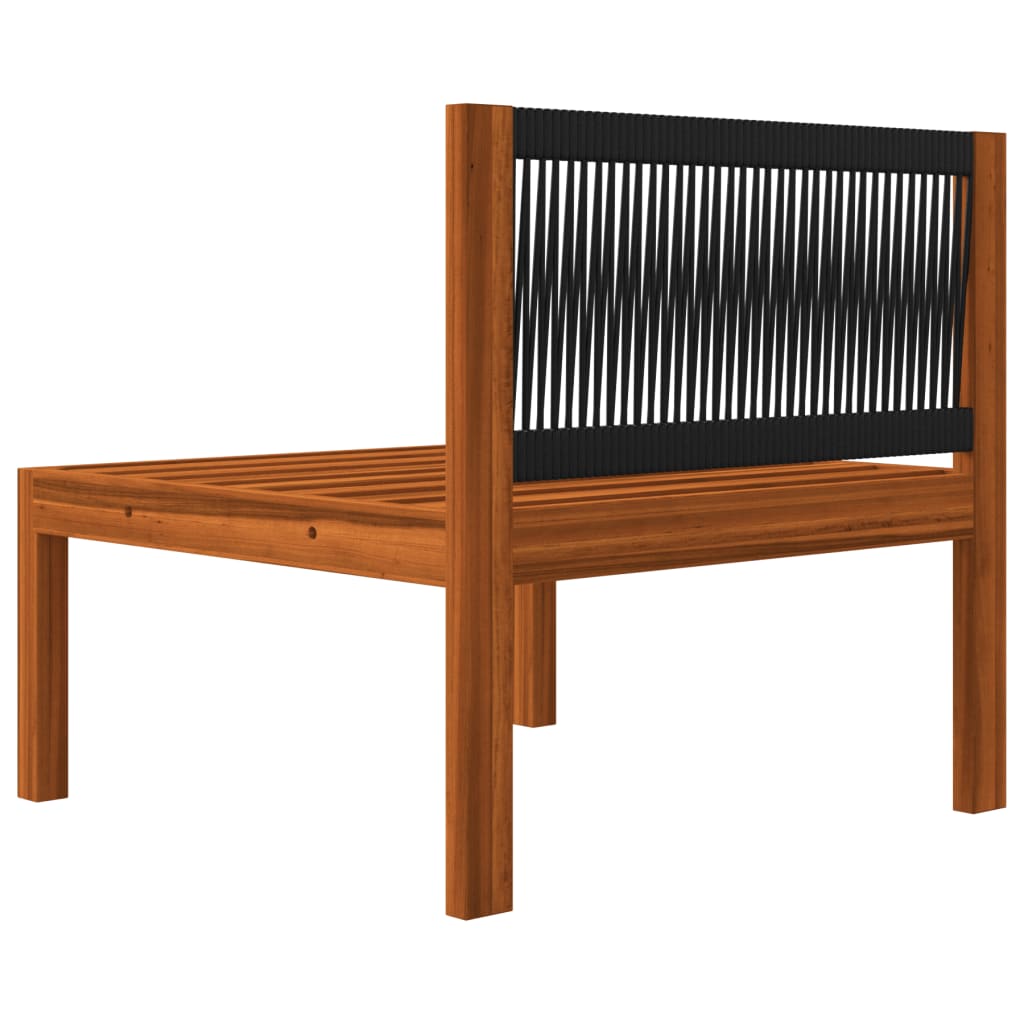 vidaXL 2 Piece Patio Lounge Set with Cushions Solid Acacia Wood-7