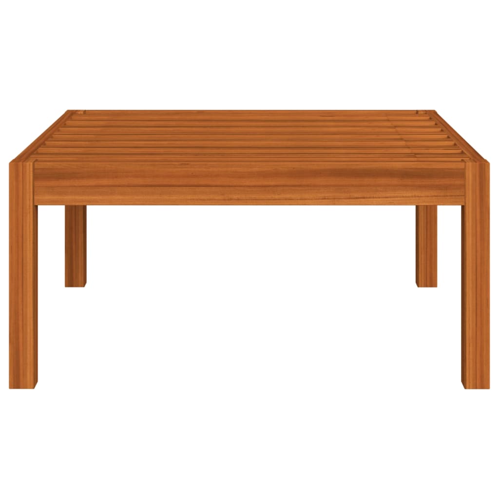 vidaXL Patio Footstool with Cushion Solid Acacia Wood-3