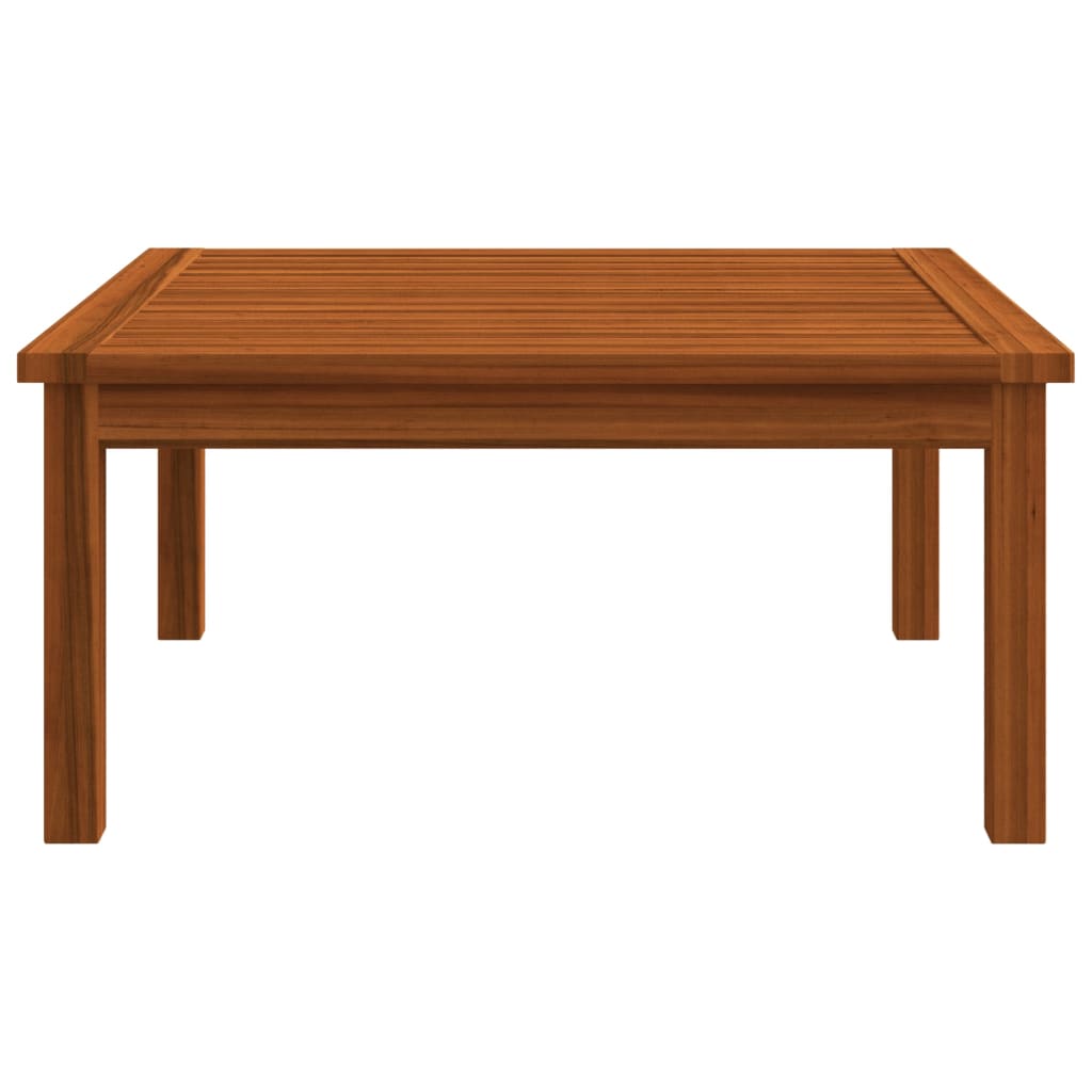 vidaXL Patio Lounge Table 24.8"x24.8"x11.8" Solid Acacia Wood-2
