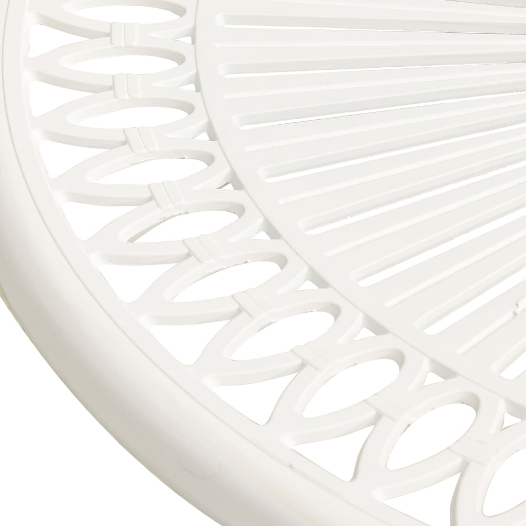 vidaXL Outdoor Dining Table Garden Patio Table with Glass Top Cast Aluminum-6