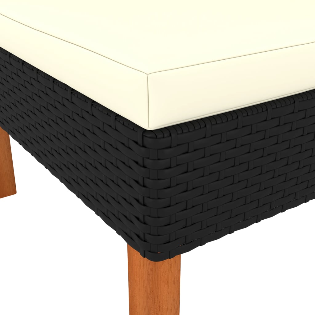 vidaXL Corner Sofa Poly Rattan and Solid Eucalyptus Wood-2