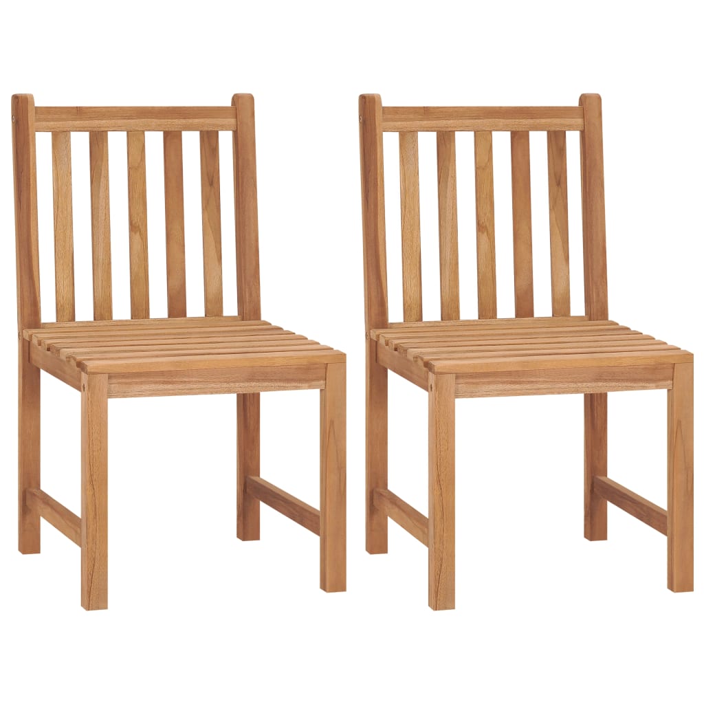 vidaXL 2/4/6/8x Solid Wood Teak Patio Chairs Garden Outdoor Balcony Lounge-30