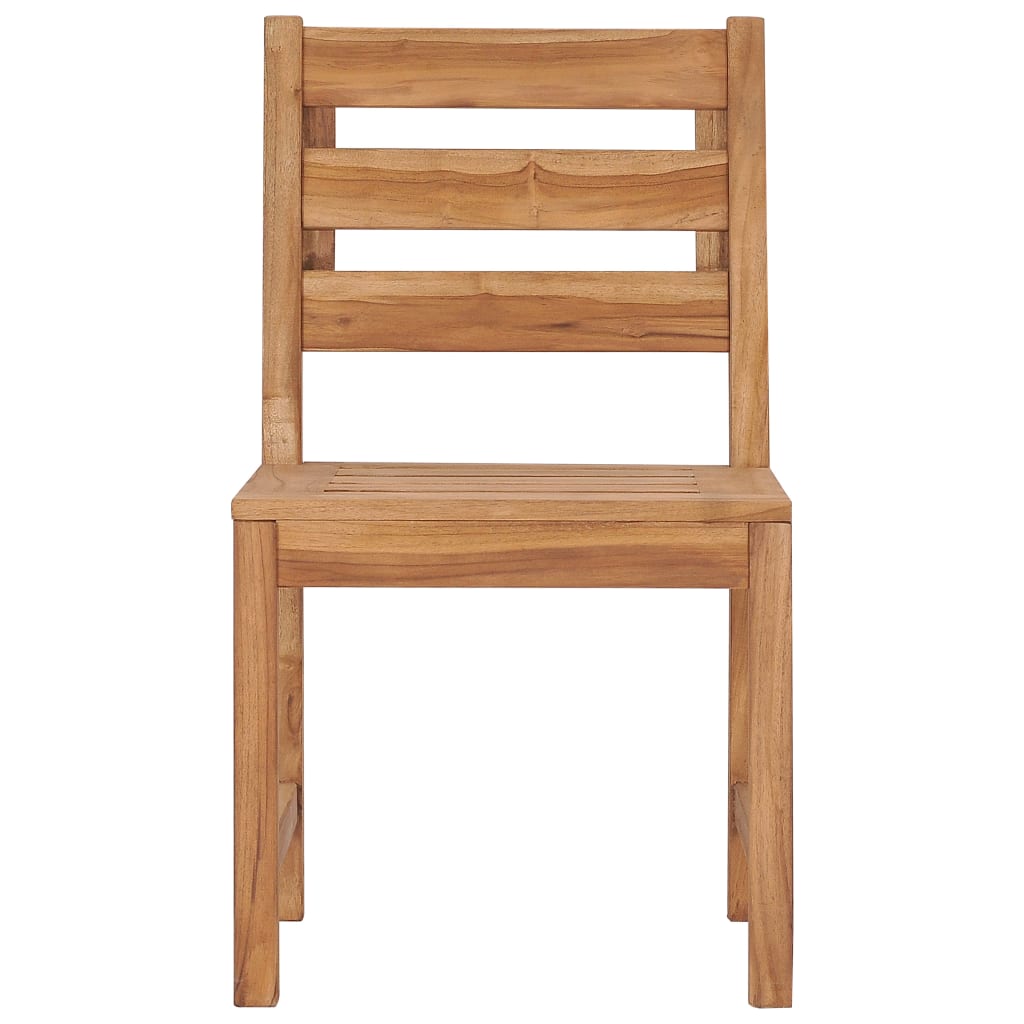 vidaXL Patio Chairs 2 pcs Solid Teak Wood-2