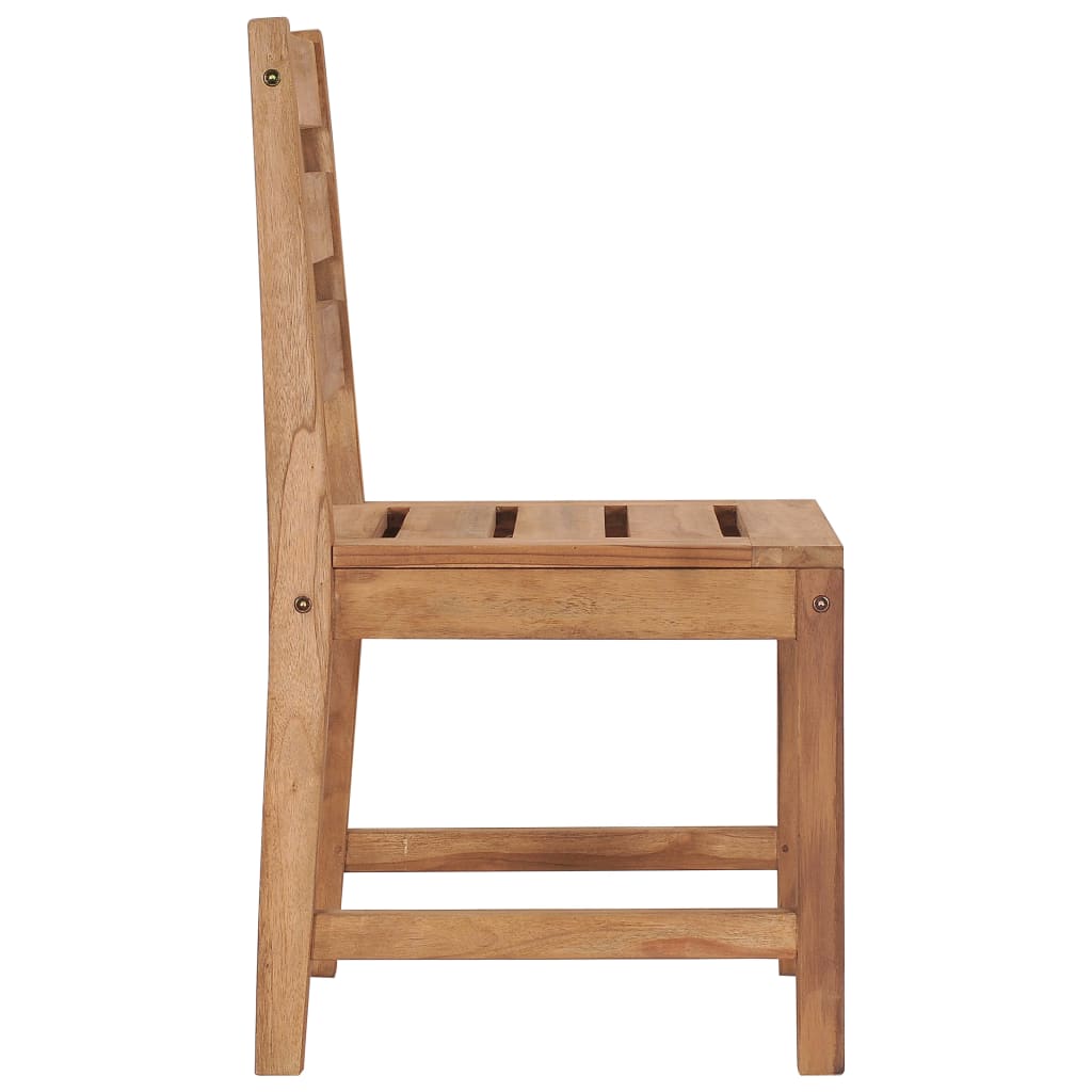 vidaXL Patio Chairs 2 pcs Solid Teak Wood-3