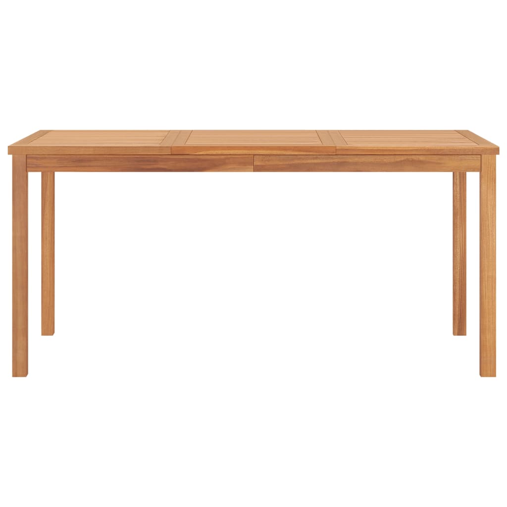 vidaXL Outdoor Dining Table Patio Table Garden Porch Furniture Solid Teak Wood-5