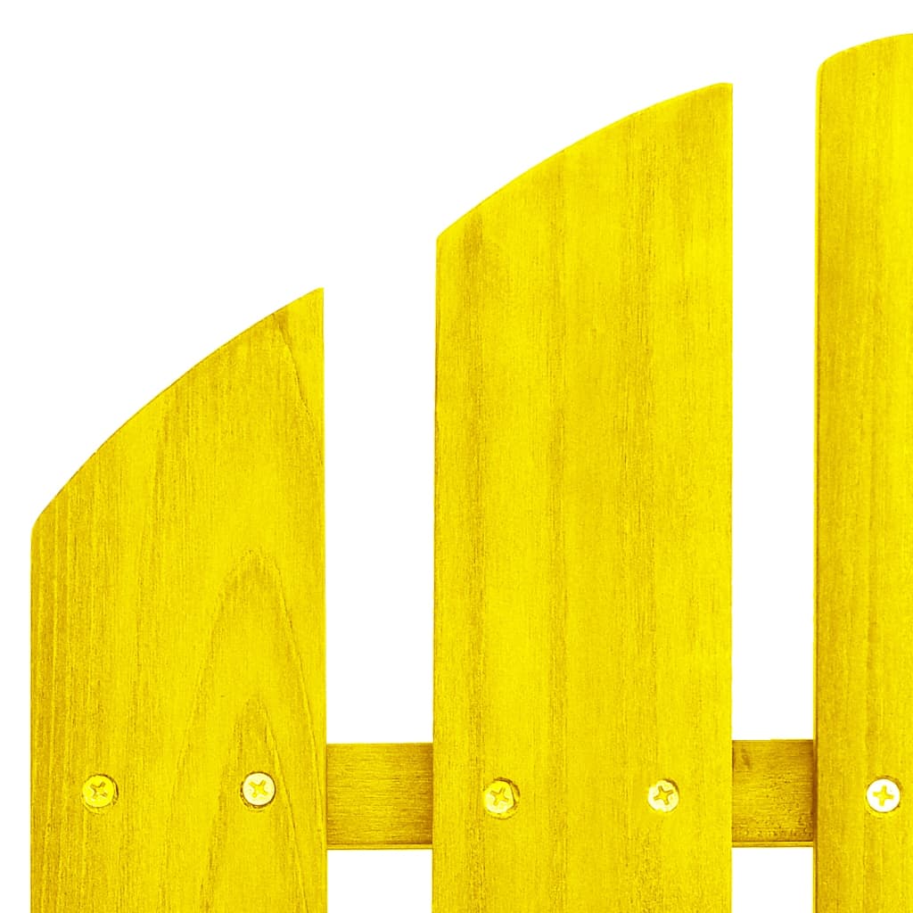 vidaXL 2-Seater Patio Adirondack Chair with Ottoman Furniture Solid Wood Fir-16