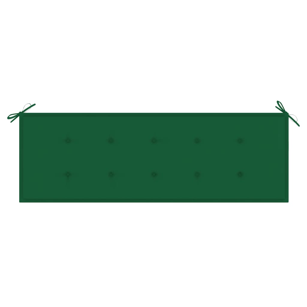 vidaXL Outdoor Patio Bench Garden Park Bench with Cushion Solid Wood Acacia-34