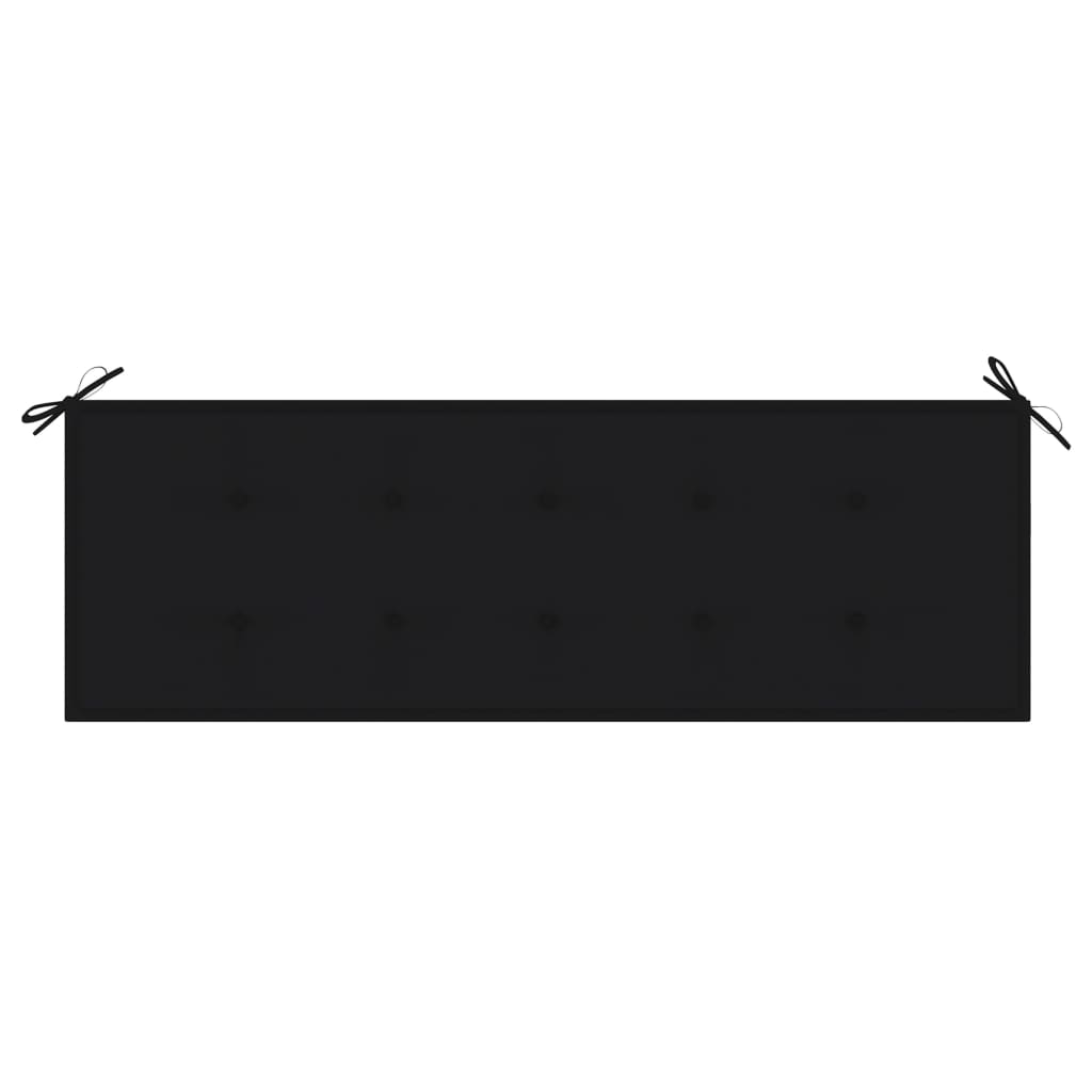 vidaXL Outdoor Patio Bench Garden Park Bench with Cushion Solid Wood Acacia-33