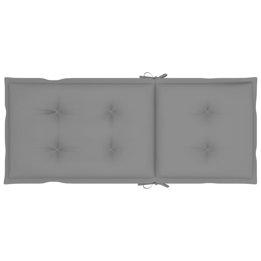 vidaXL Outdoor Recliner Chairs Patio Chair with Cushions Solid Wood Acacia-84