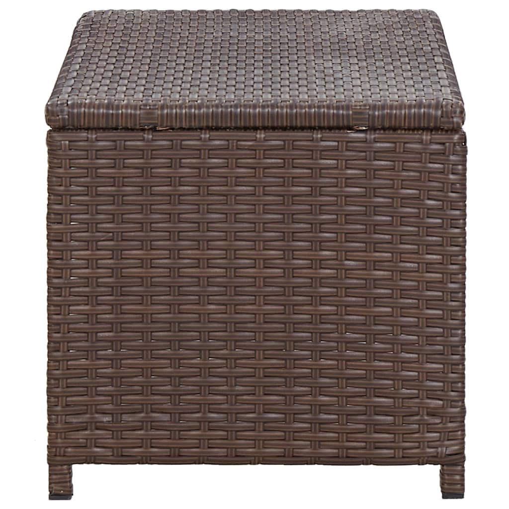 vidaXL Coffee Table End Table Lounge Sofa Table Outdoor Furniture Poly Rattan-15
