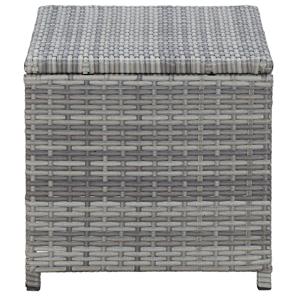vidaXL Coffee Table End Table Lounge Sofa Table Outdoor Furniture Poly Rattan-21