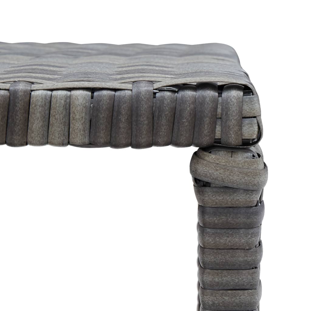 vidaXL Coffee Table End Table Lounge Sofa Table Outdoor Furniture Poly Rattan-20