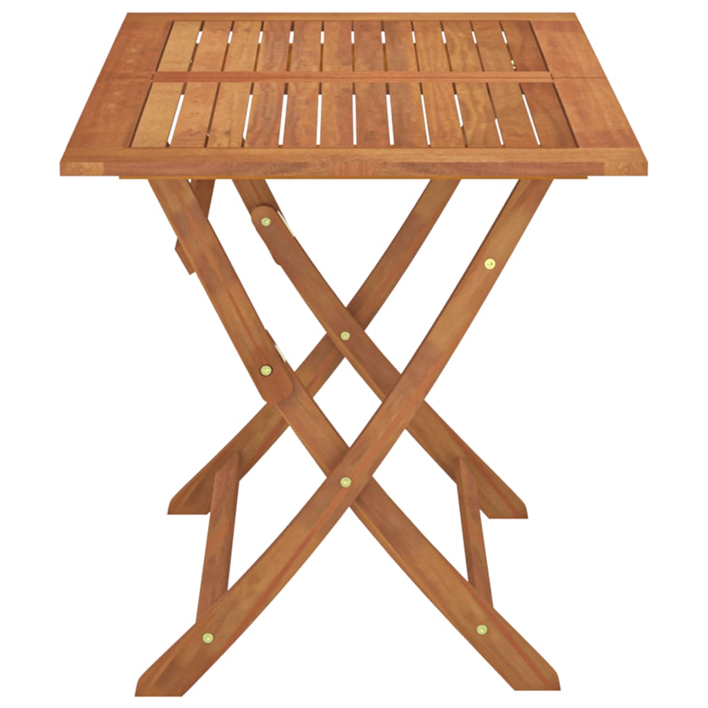 vidaXL Outdoor Dining Table Folding Garden Patio Table Solid Eucalyptus Wood-22