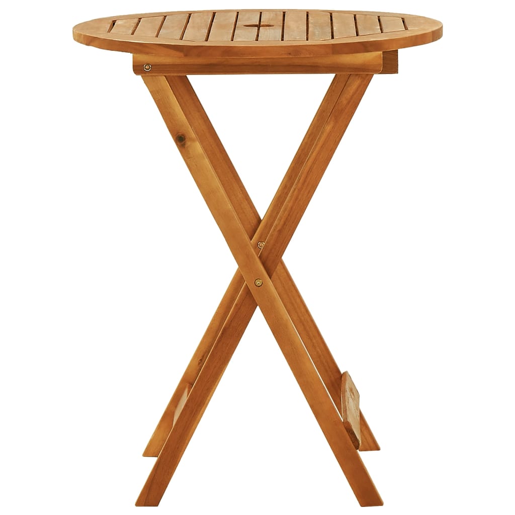vidaXL Outdoor Dining Table Folding Garden Patio Table Solid Eucalyptus Wood-24