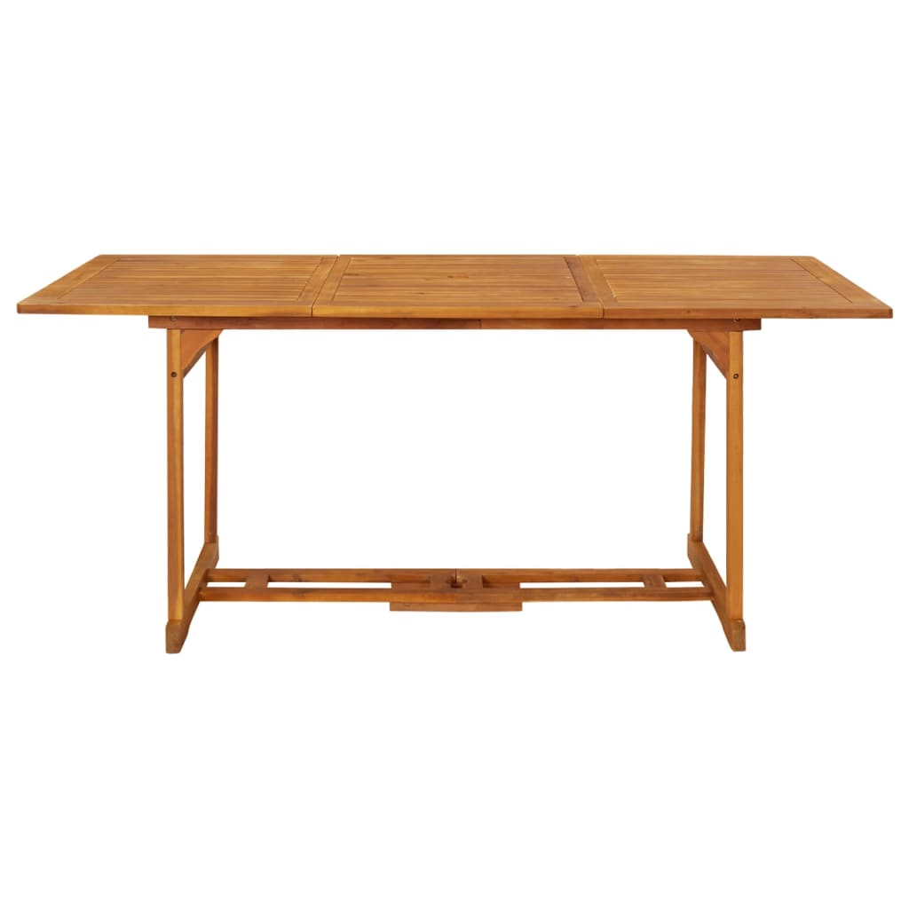 vidaXL Outdoor Dining Table Patio Table Garden Furniture Solid Wood Acacia-3