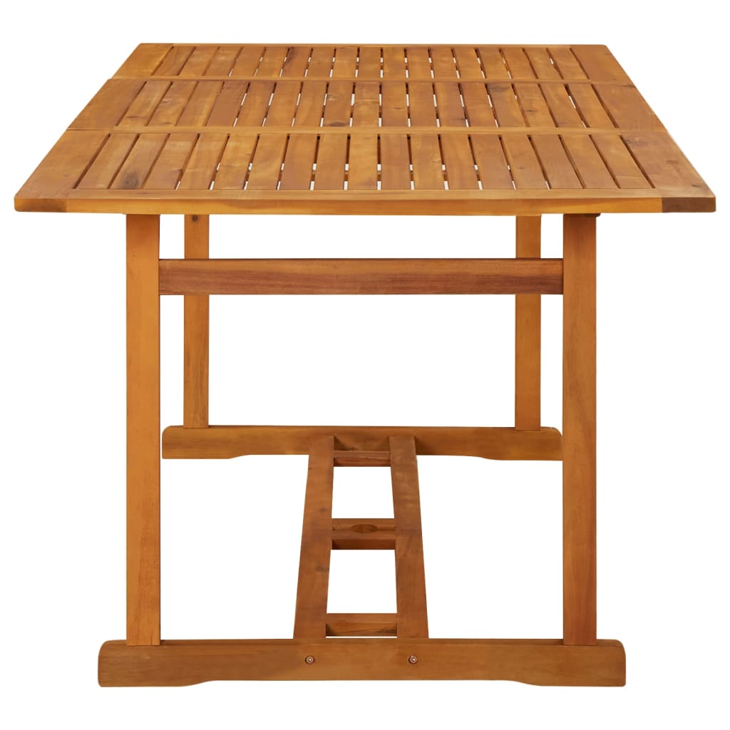 vidaXL Outdoor Dining Table Patio Table Garden Furniture Solid Wood Acacia-6