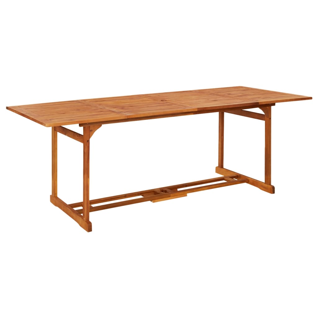 vidaXL Outdoor Dining Table Patio Table Garden Furniture Solid Wood Acacia-8