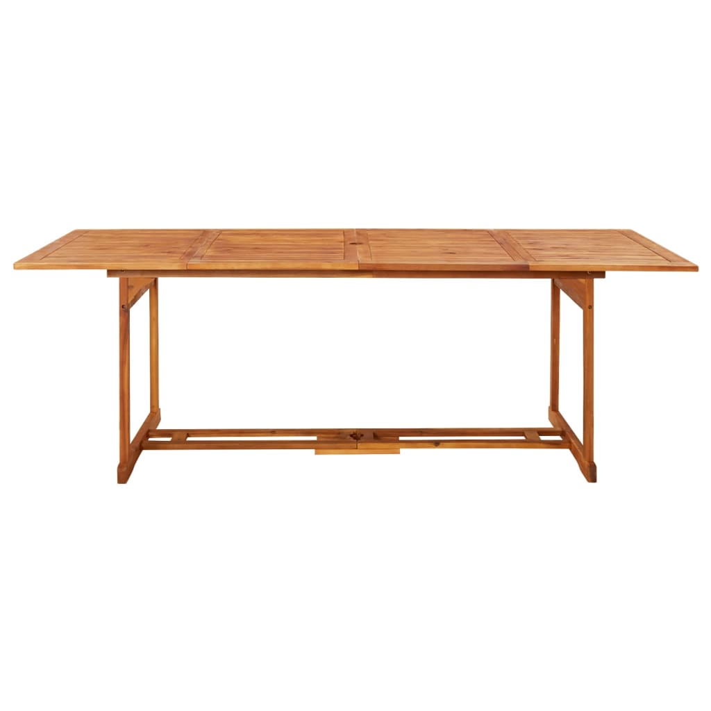 vidaXL Outdoor Dining Table Patio Table Garden Furniture Solid Wood Acacia-10