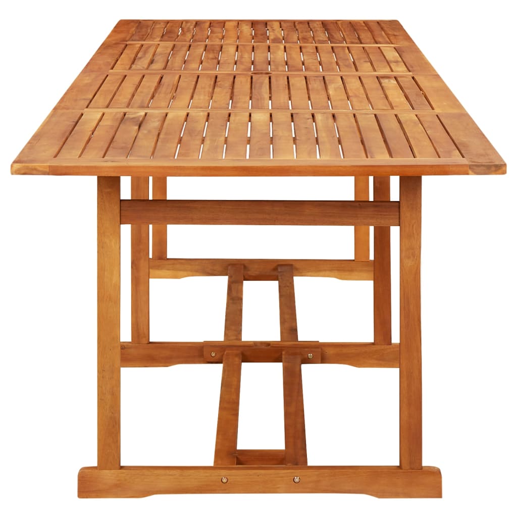 vidaXL Outdoor Dining Table Patio Table Garden Furniture Solid Wood Acacia-18