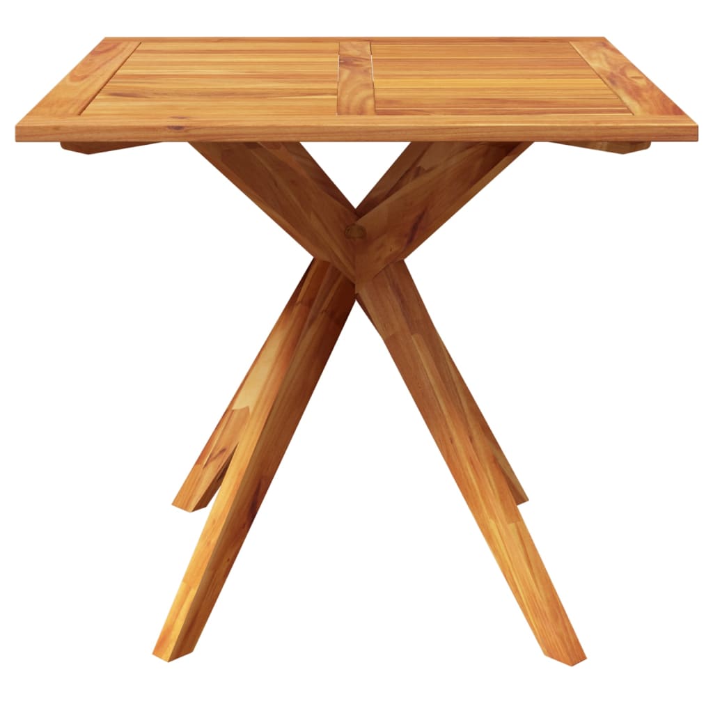 vidaXL Patio Table 33.5"x33.5"x29.5" Solid Wood Acacia-1