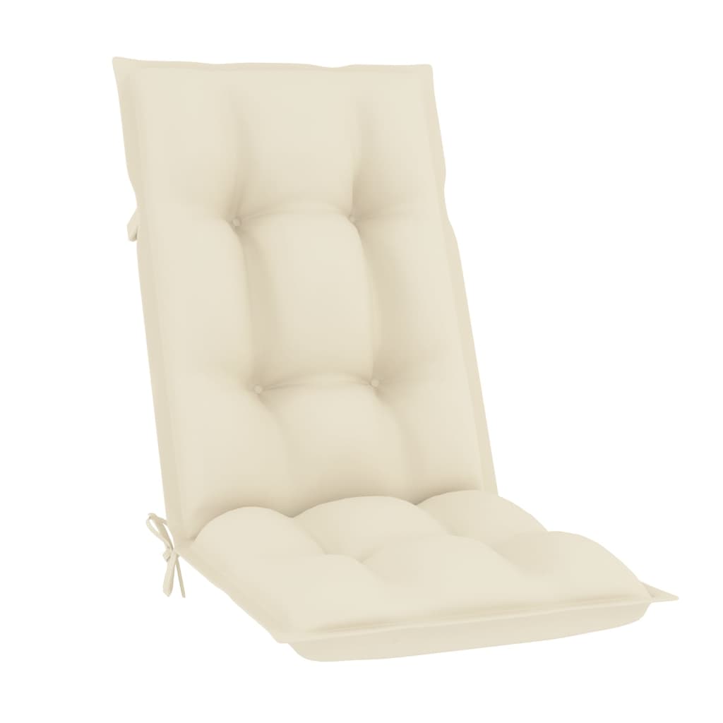 vidaXL Outdoor Recliner Chairs Patio Chair with Cushions Solid Wood Acacia-9