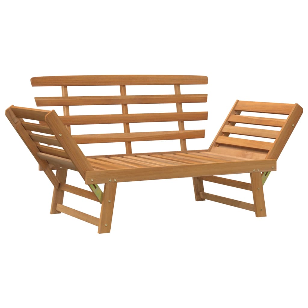 vidaXL Patio Bench Outdoor Garden Bench with Cushions 2-in-1 Solid Wood Acacia-30