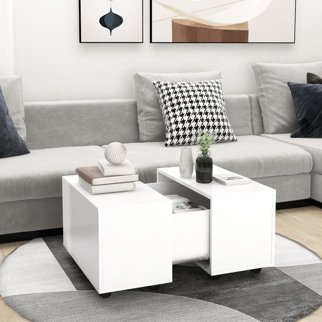 vidaXL Coffee Table End Table Sofa Table Living Room Furniture Engineered Wood-2