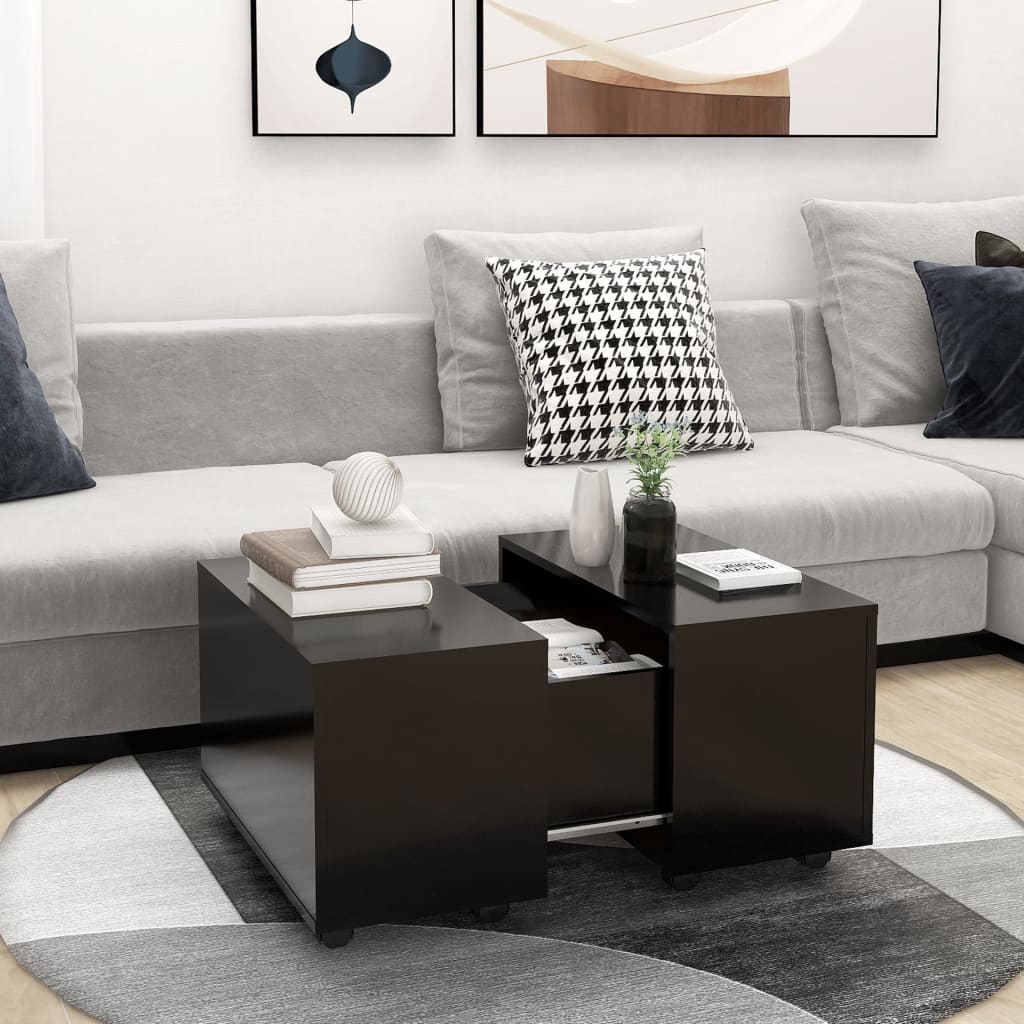 vidaXL Coffee Table End Table Sofa Table Living Room Furniture Engineered Wood-11