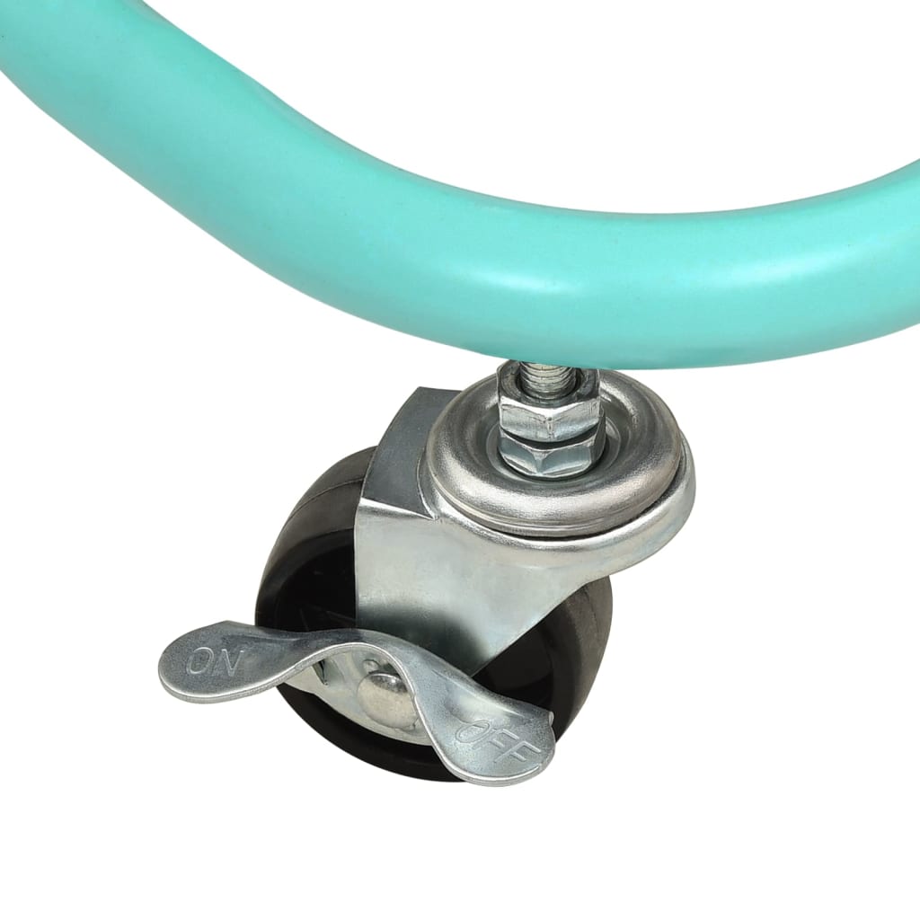 vidaXL 3-Tier Kitchen Trolley Rolling Storage Cart with Wheels Iron and ABS-3