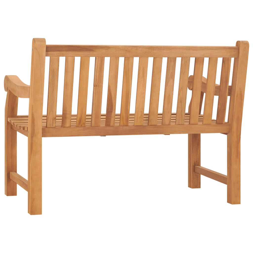 vidaXL Outdoor Patio Bench 2-Seater Garden Bench Loveseat Solid Wood Teak-13