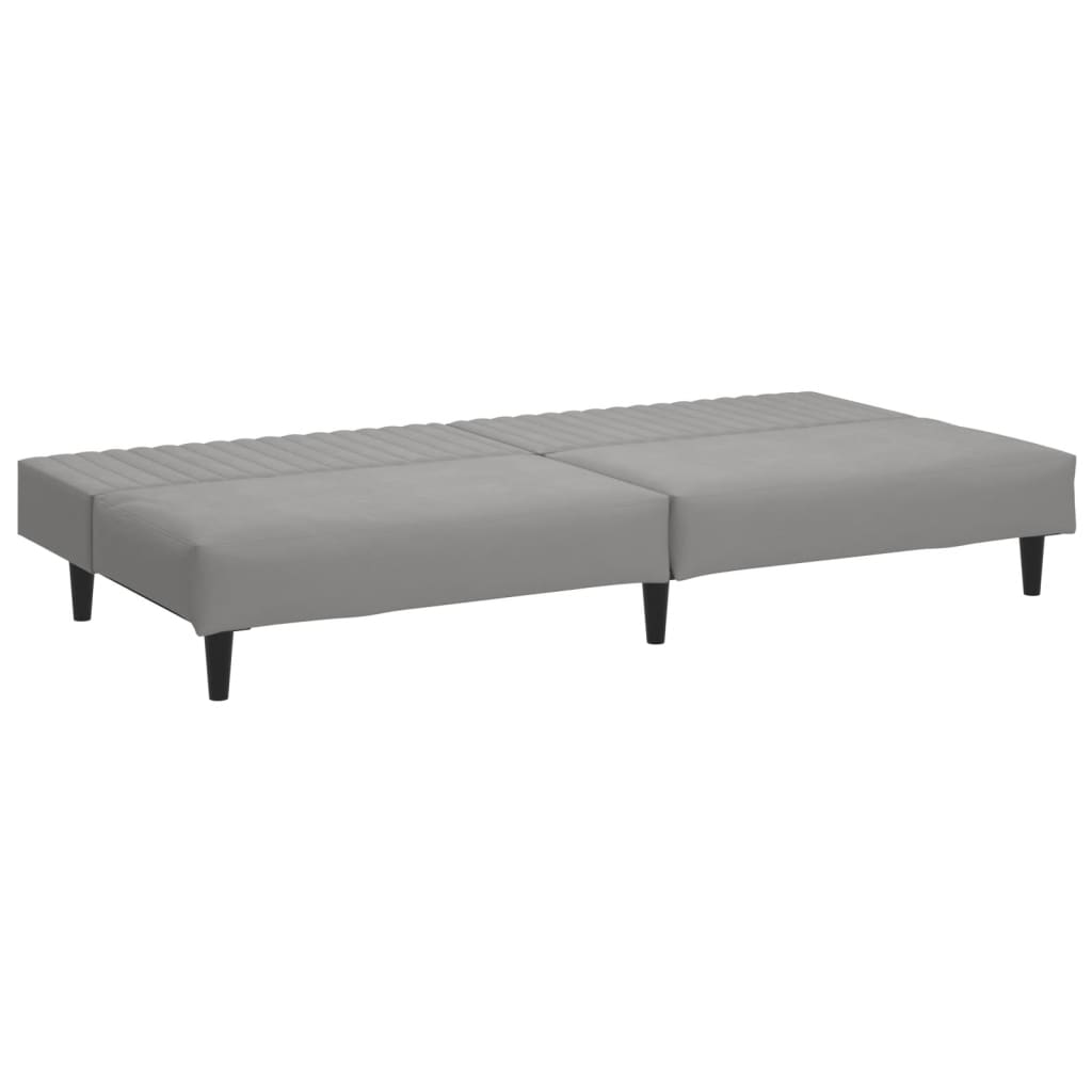 vidaXL 2-Seater Sofa Bed Black Velvet-37
