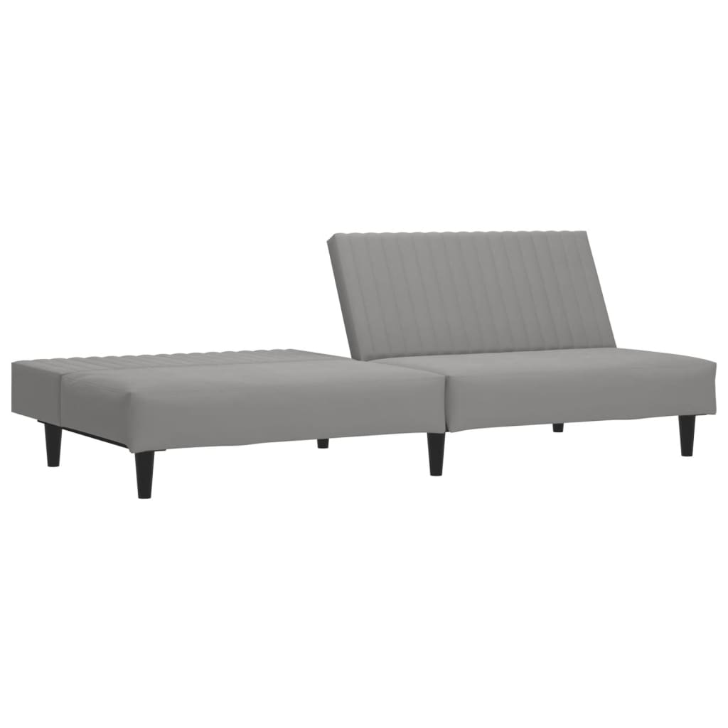 vidaXL 2-Seater Sofa Bed Black Velvet-43