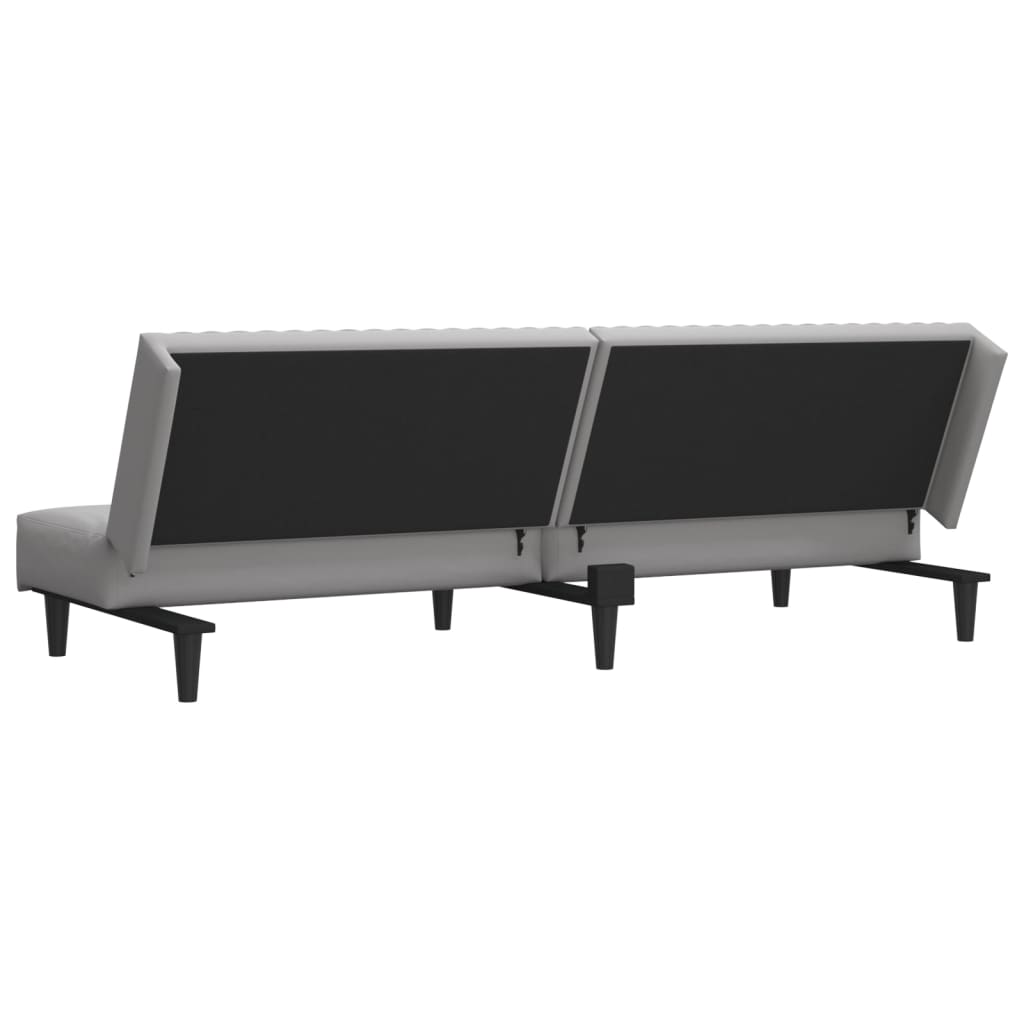 vidaXL 2-Seater Sofa Bed Black Velvet-48
