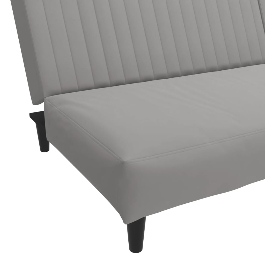 vidaXL 2-Seater Sofa Bed Black Velvet-2