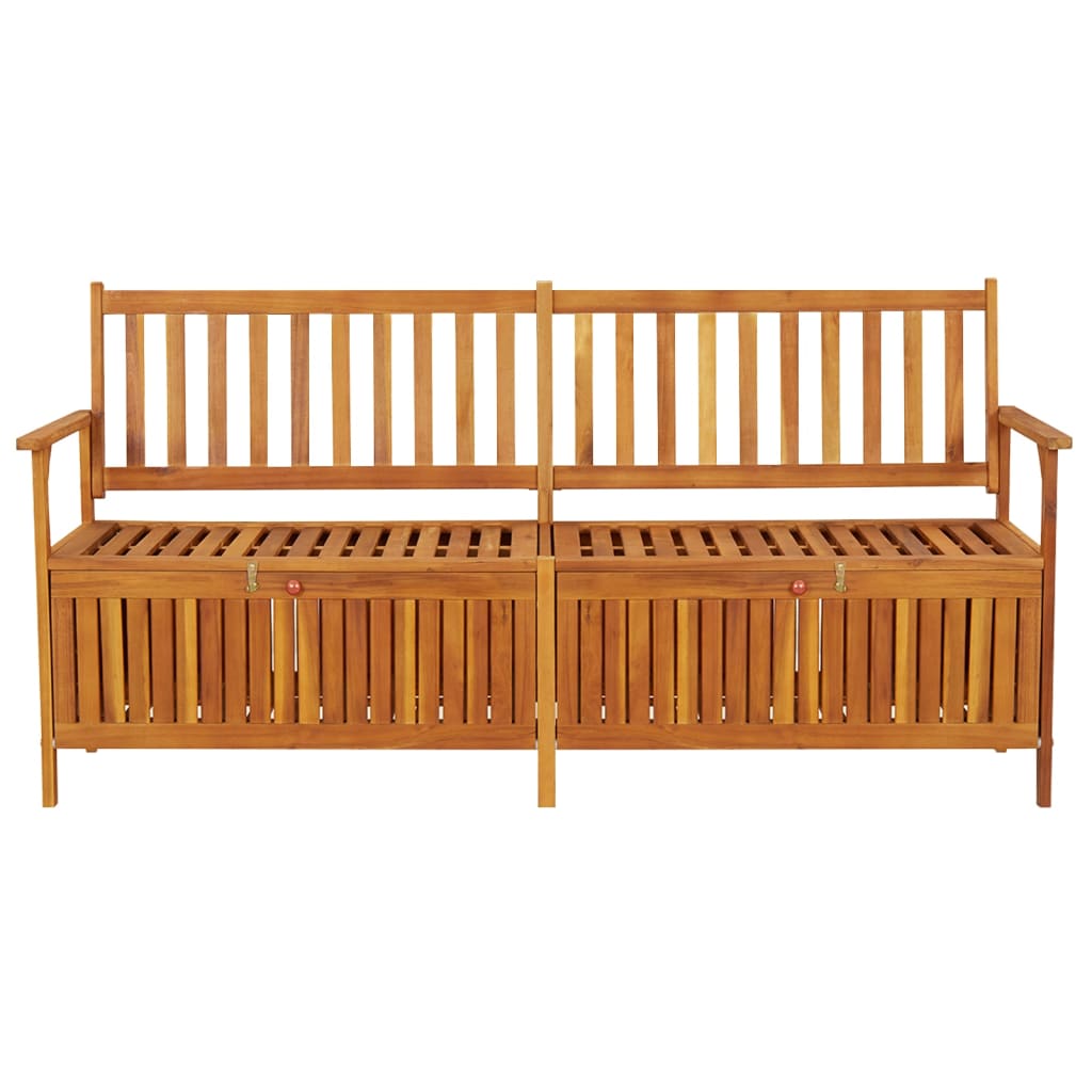 vidaXL Outdoor Storage Bench Deck Box for Patio Furniture Solid Wood Acacia-55