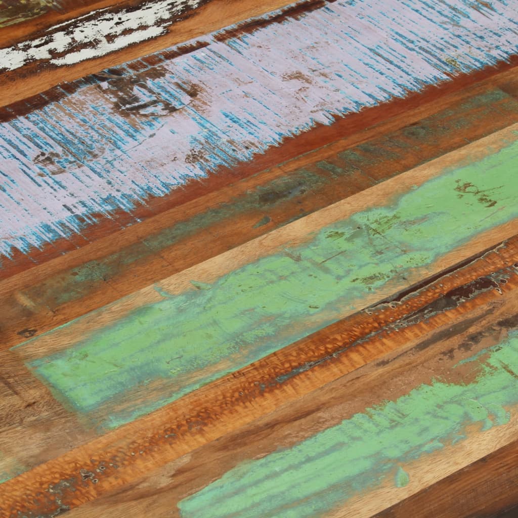 vidaXL Coffee Table 31.5"x31.5"x15.7" Solid Reclaimed Wood-3