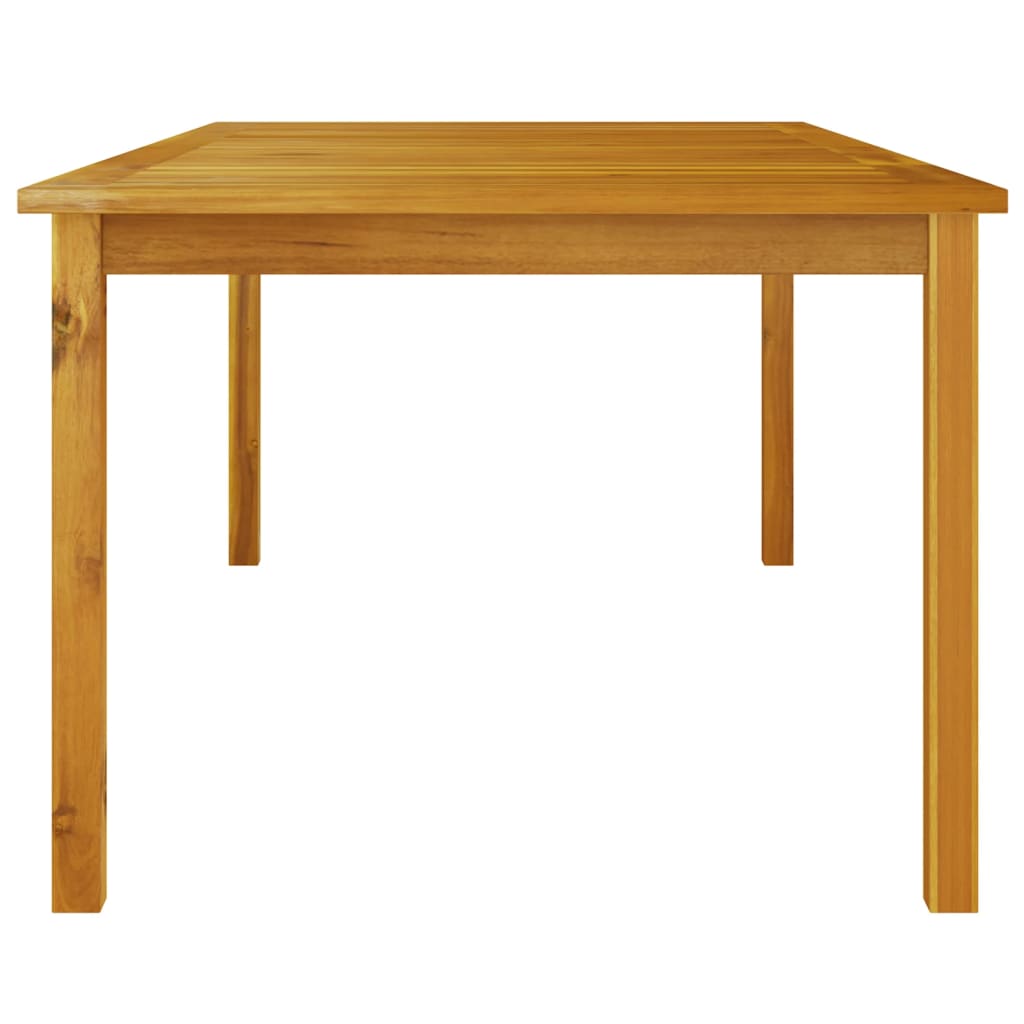 vidaXL Outdoor Dining Table Patio Table Garden Furniture Solid Wood Acacia-10