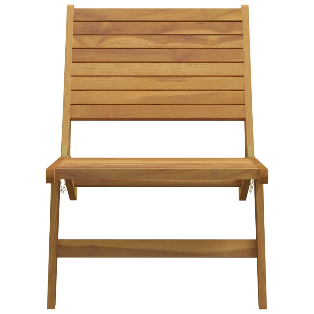 vidaXL Patio Chair Solid Wood Teak-1