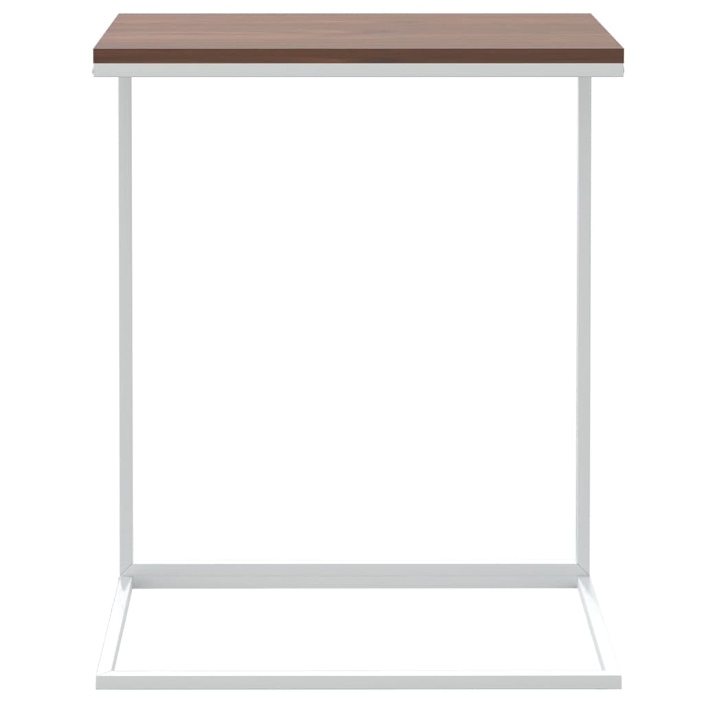 vidaXL Side Table White 21.7"x13.8"x26" Engineered Wood-1